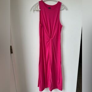 GAP Vibrant Pink Maxi Dress